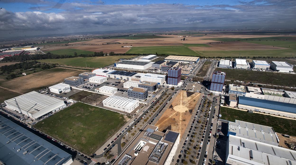 Parque de empresas aeronáuticas Aerópolis, en La Rinconada, Sevilla