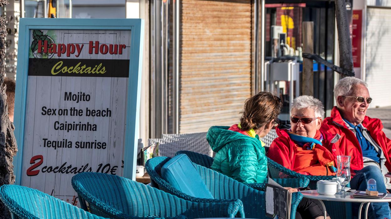 Turistas extranjeros en Mallorca el pasado mes de enero