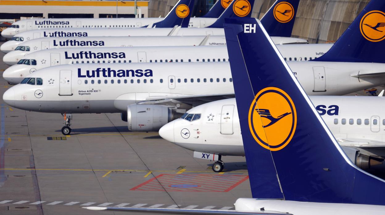 Aviones de Lufthansa