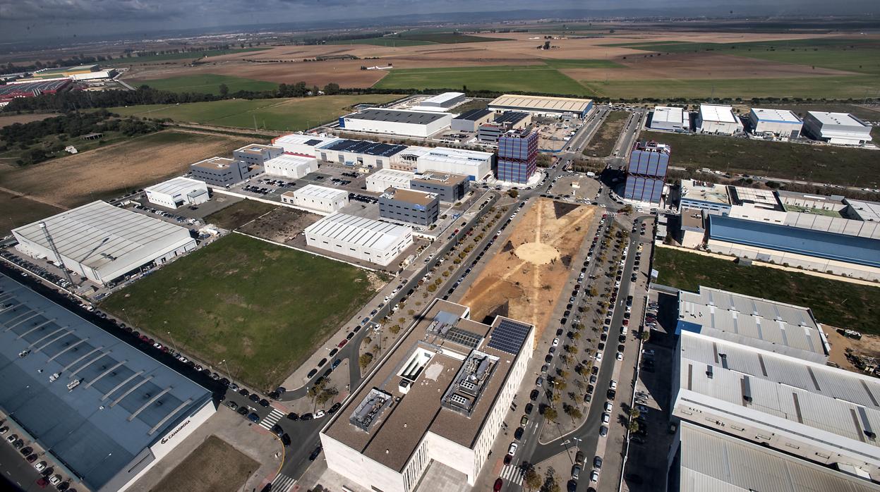 ista del parque aeroespacial de La Rinconada en Sevilla, Aerópolis