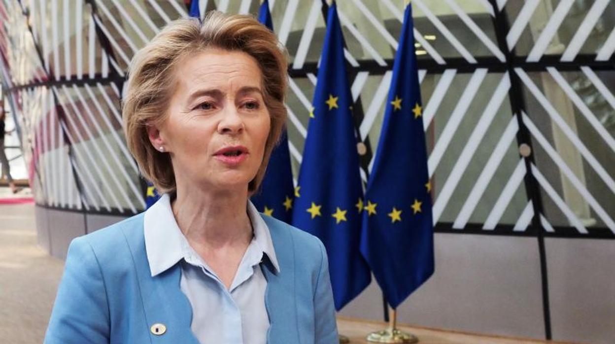 La presidenta de la Comisión Europea, Ursula von der Leyen