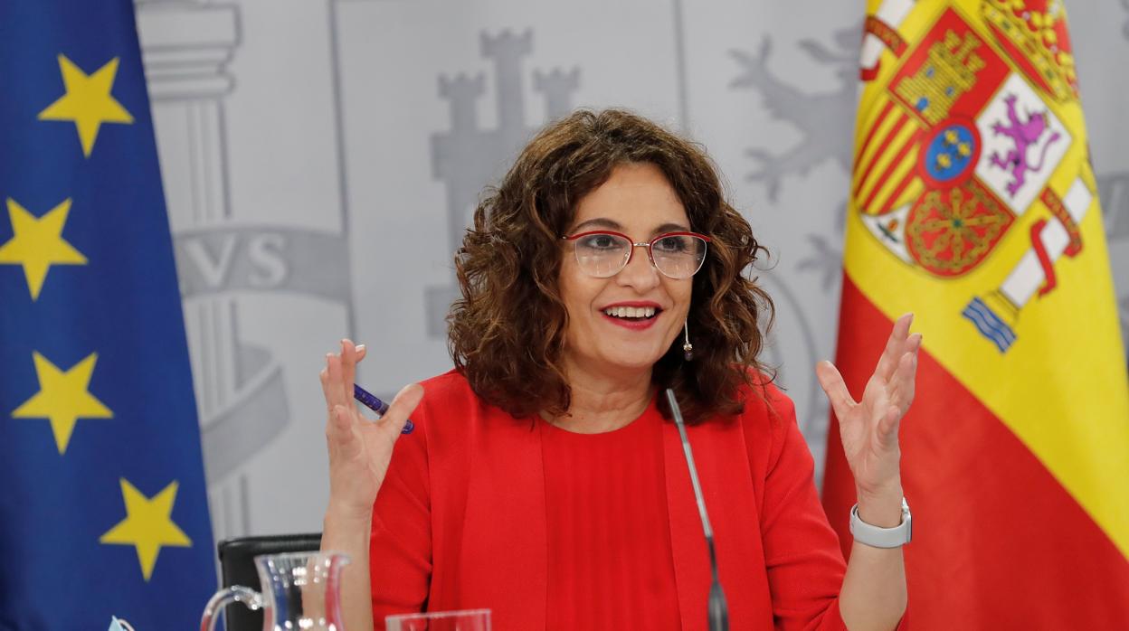 María Jesús MOntero, ministra de Hacienda y portavoz del Gobierno