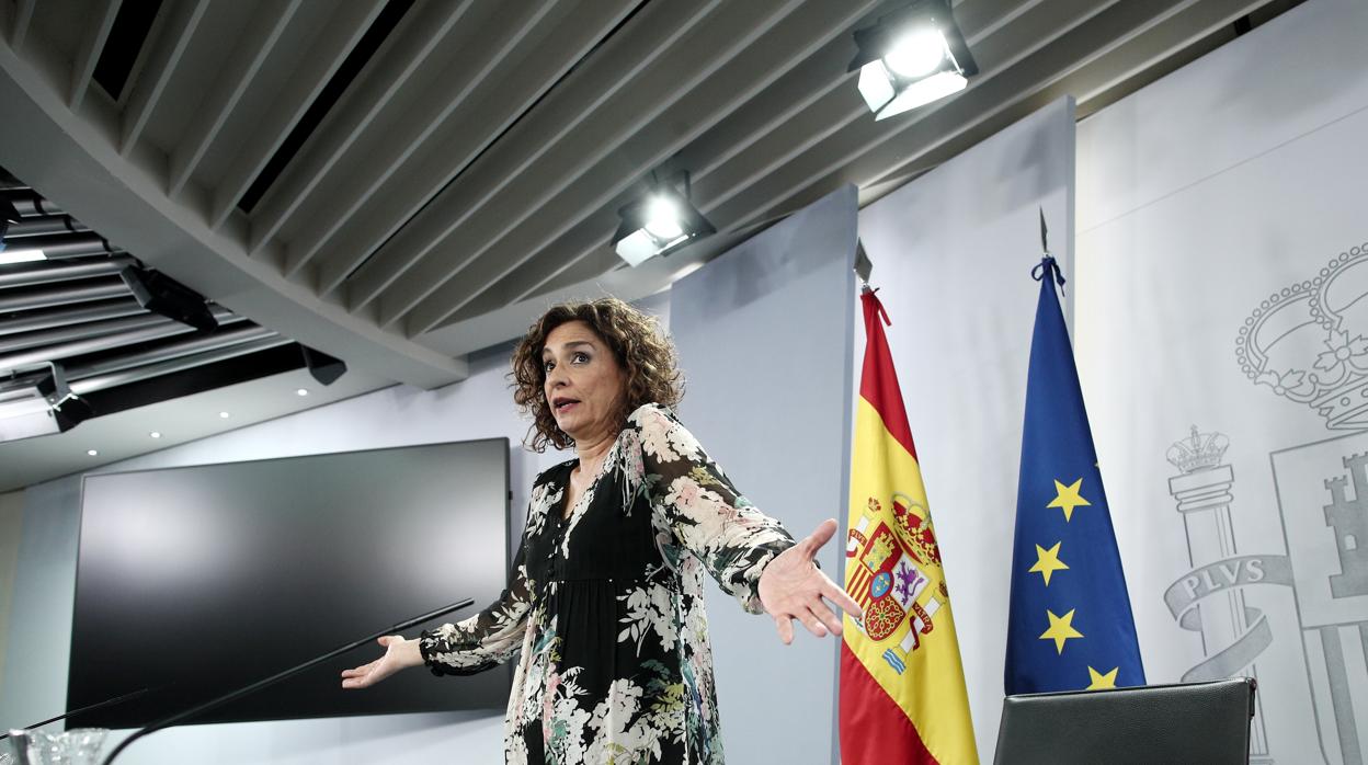 La ministra de Hacienda y portavoz del Gobierno, María Jesús Montero