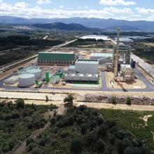 La planta de generación mediante biomasa en Cubillos del Sil (León)