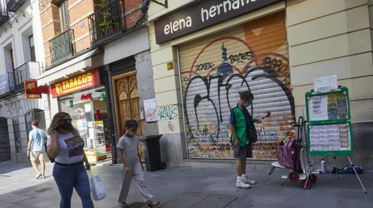 Local cerrado en el centro de Madrid