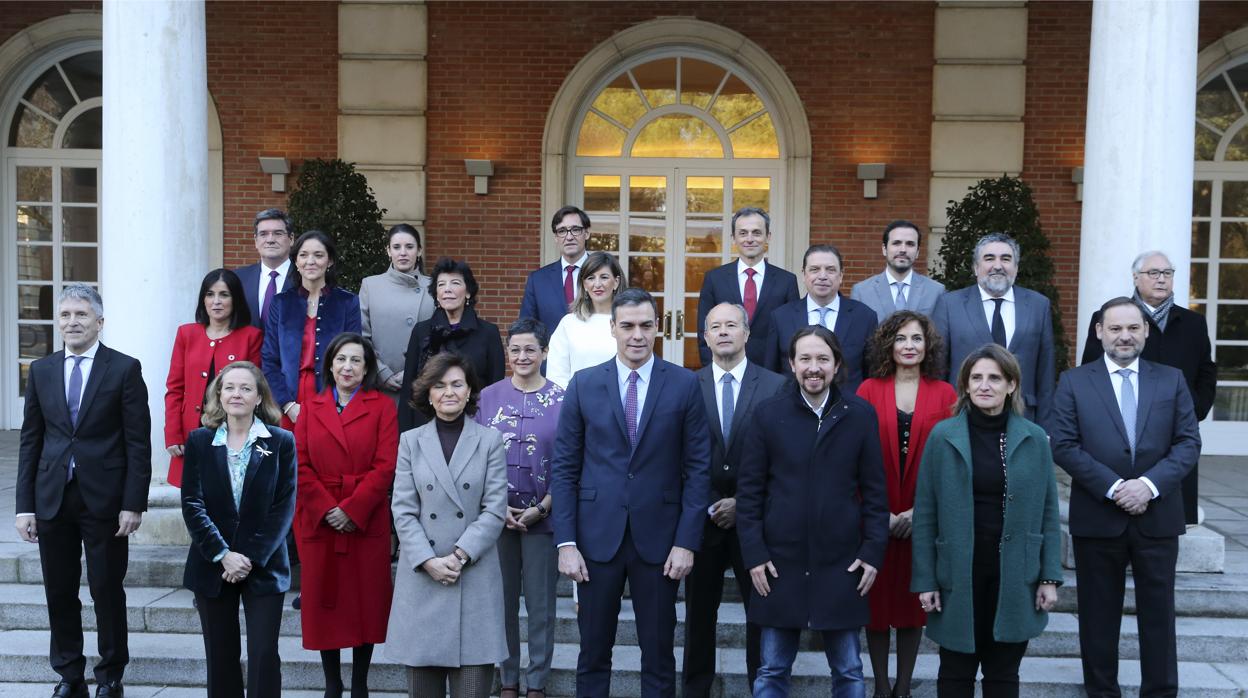 Foto de familia del Consejo de Mnistros