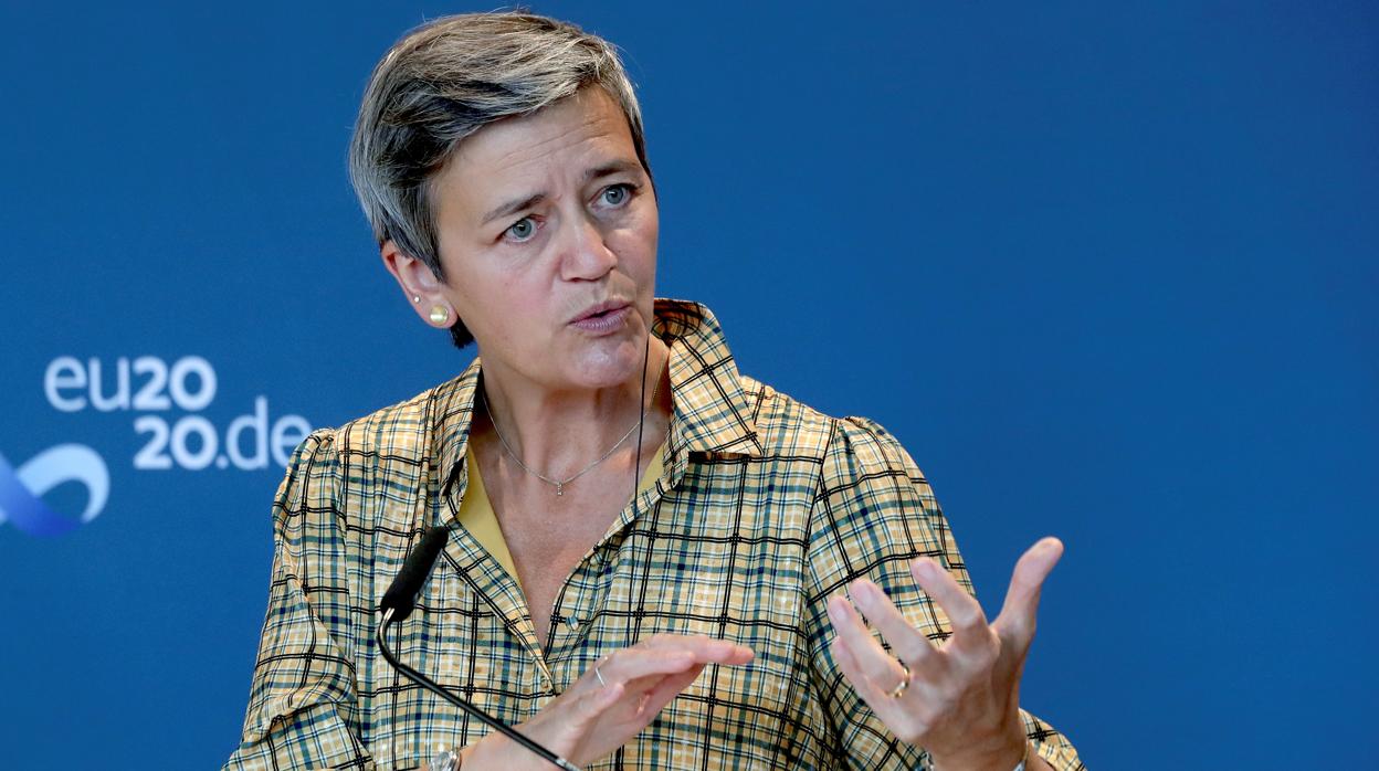 La vicepresidenta de la Comisión Europea responsable de Competencia, Margrethe Vestager