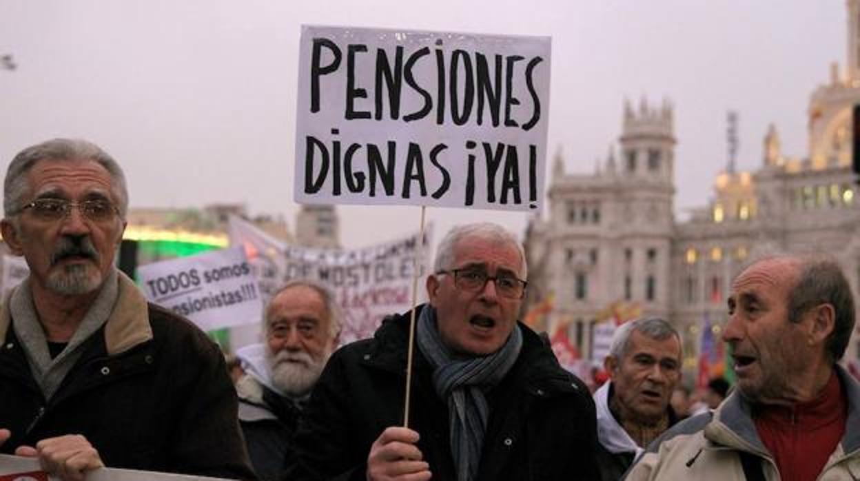 Manifestación de jubilados