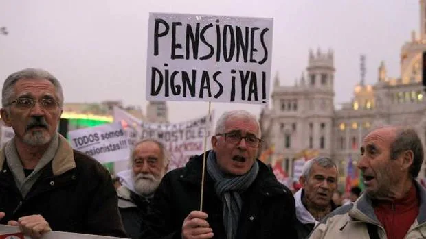 Las pensiones mínimas contributivas subirán entre 2 y 11 euros al mes en 2021