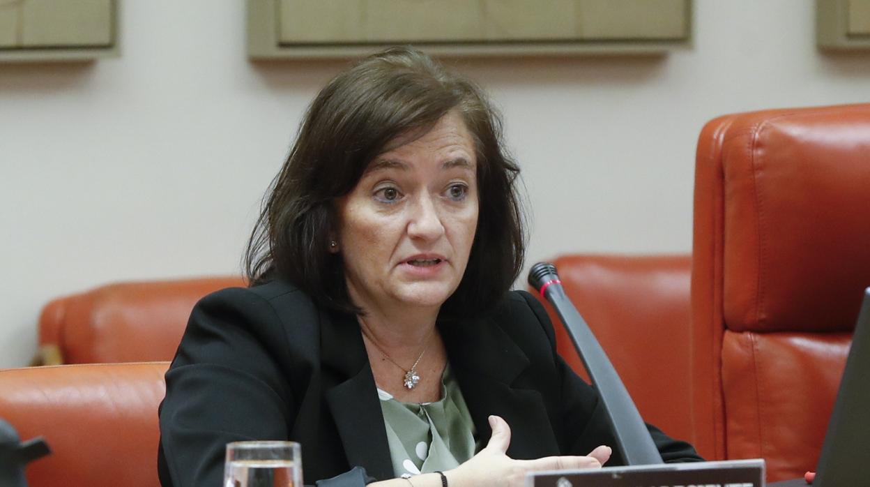 Cristina Herrero, presidenta de la Airef, en el Congreso de los Diputados