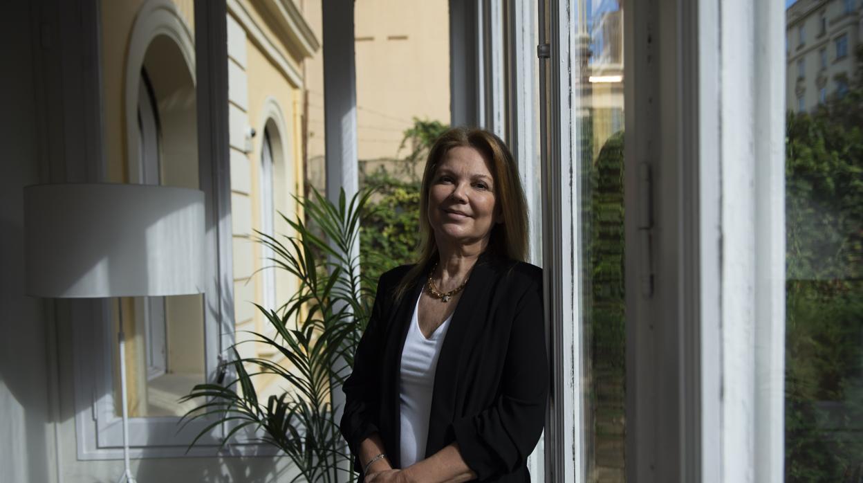 La presidenta de Aedaf, Stella Raventós, en Barcelona