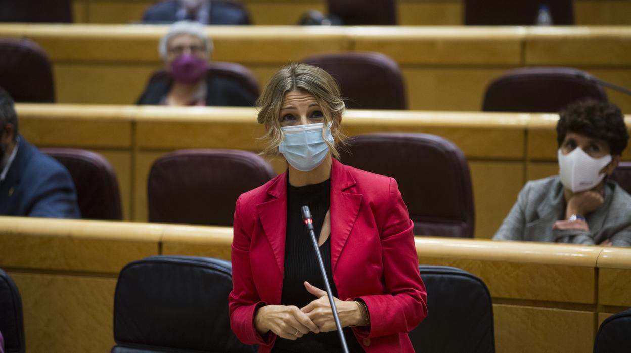 Yolanda Díaz, ministra de Trabajoy Economía Social