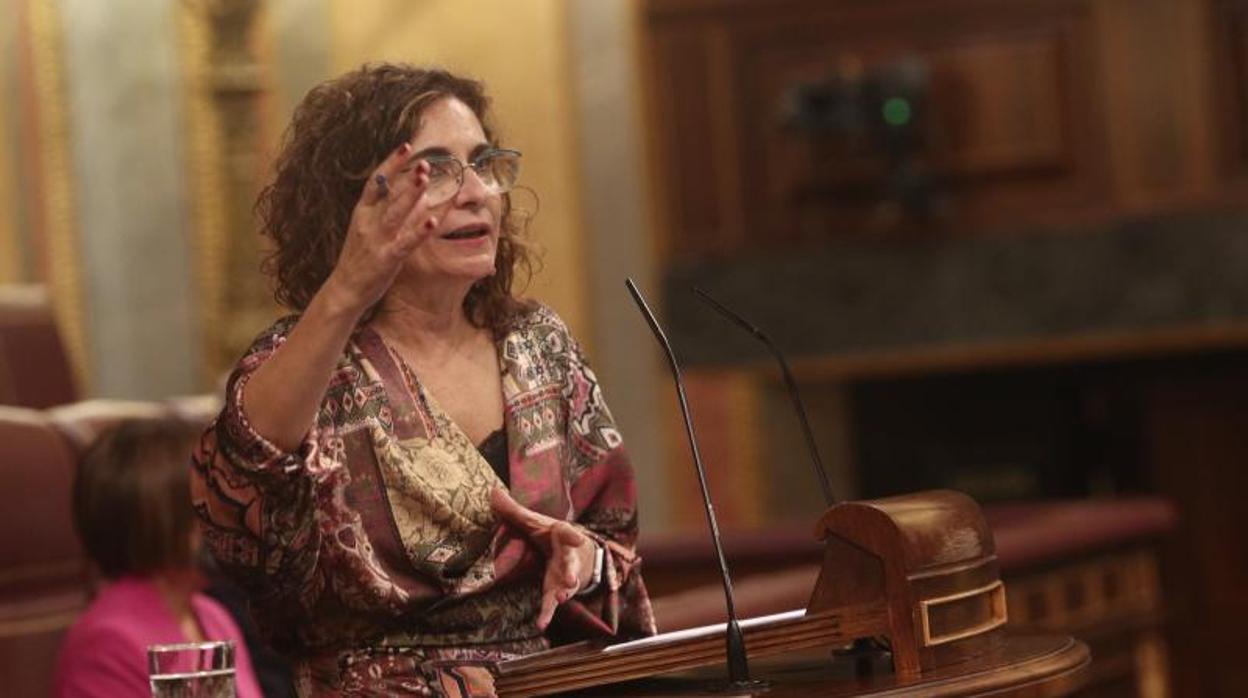 La ministra de Hacienda, María Jesús Montero