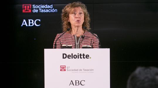 Margarita Delgado, subgobernadora del Banco de España, en el Encuentro Financiero de ABC-Deloitte