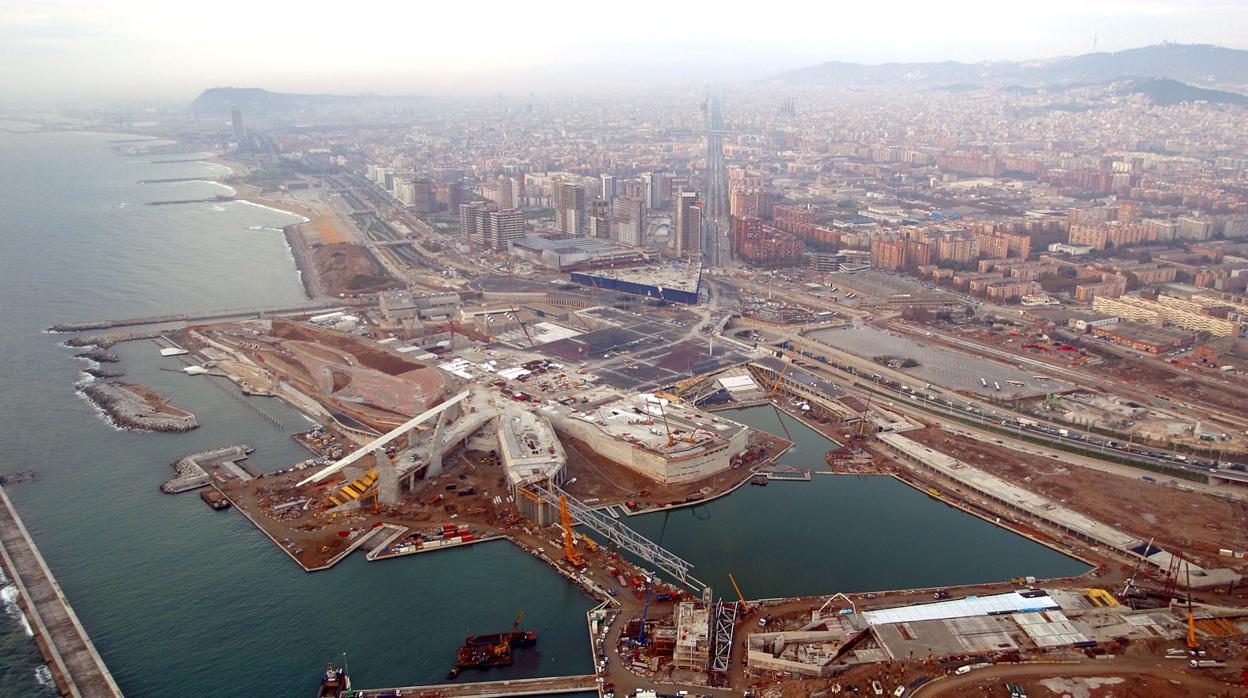 Vista aérea de Barcelona