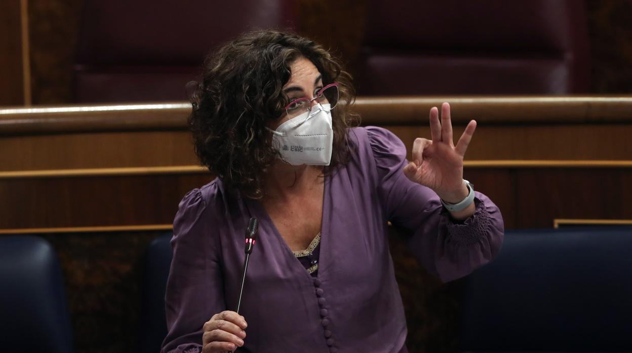 María Jesús Montero, hoy en el Congreso