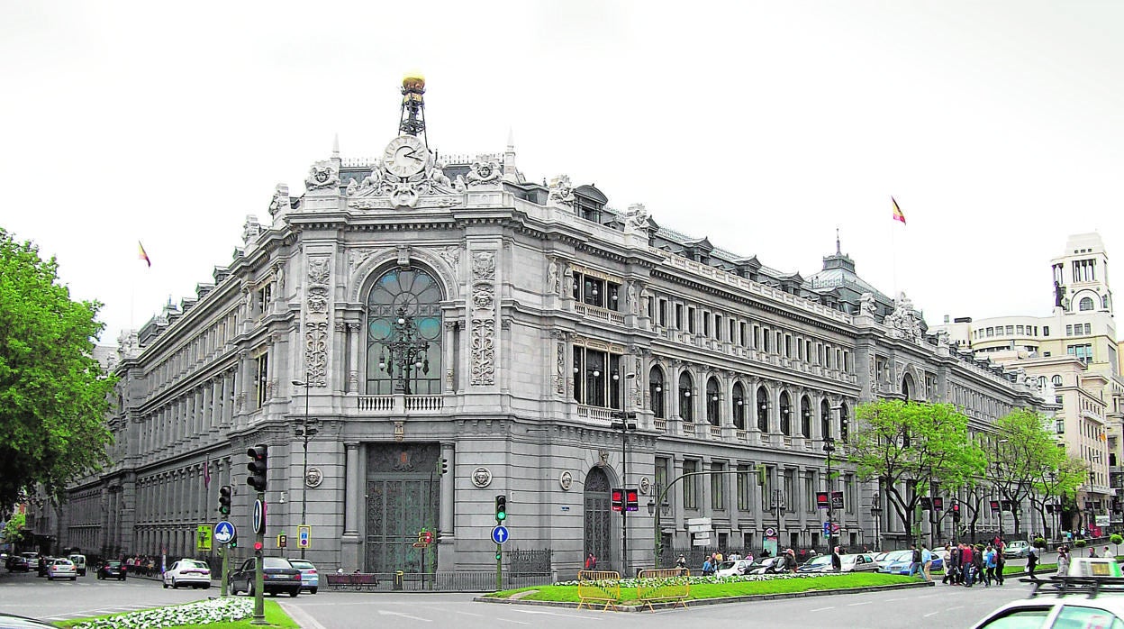 Sede del Banco de España en la plaza de Cibeles