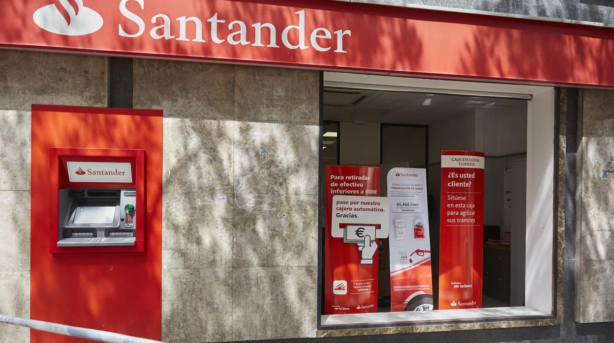Una sucursal de Banco Santander
