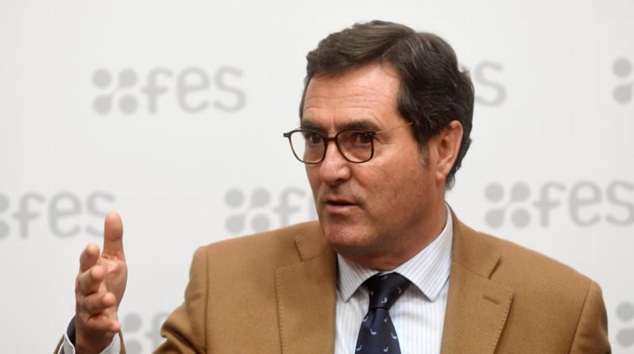 El presidente de la CEOE, Antonio Garamendi