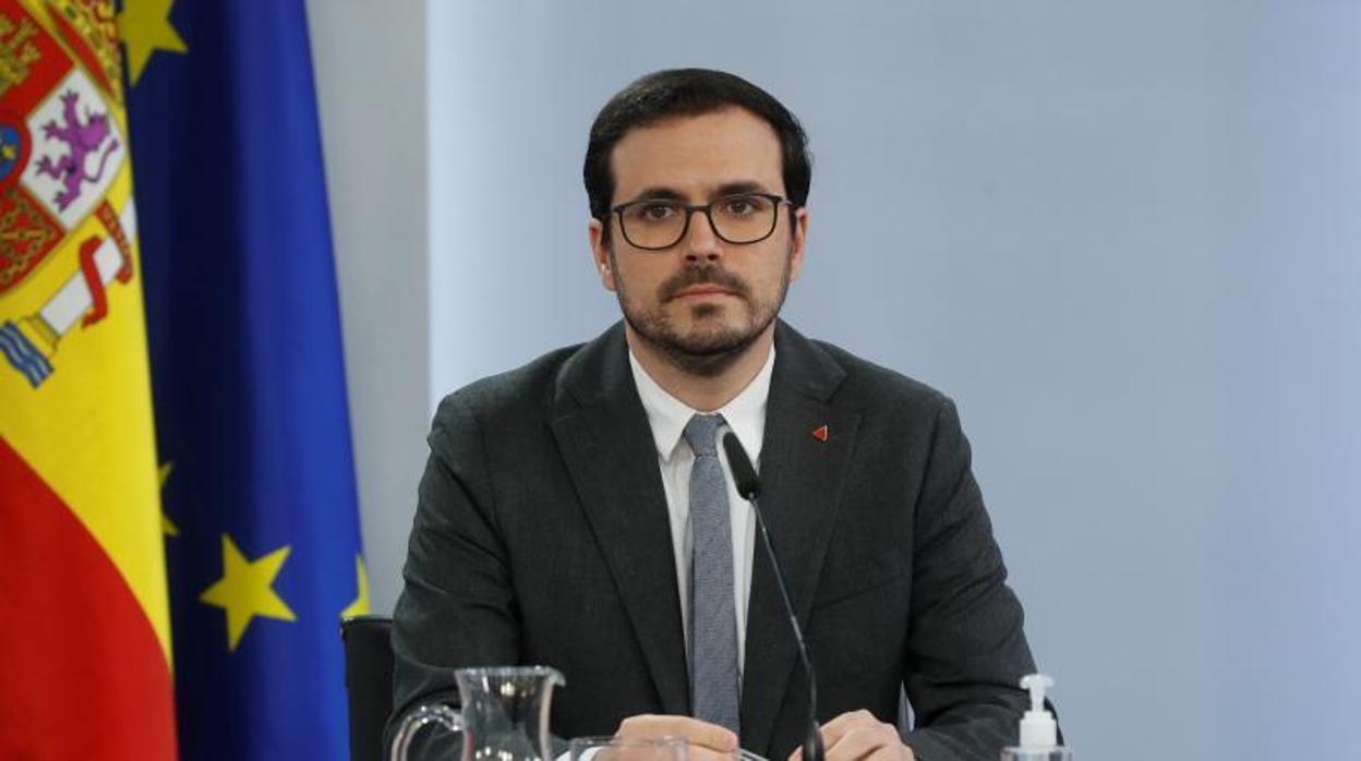 El ministro de Consumo, Alberto Garzón