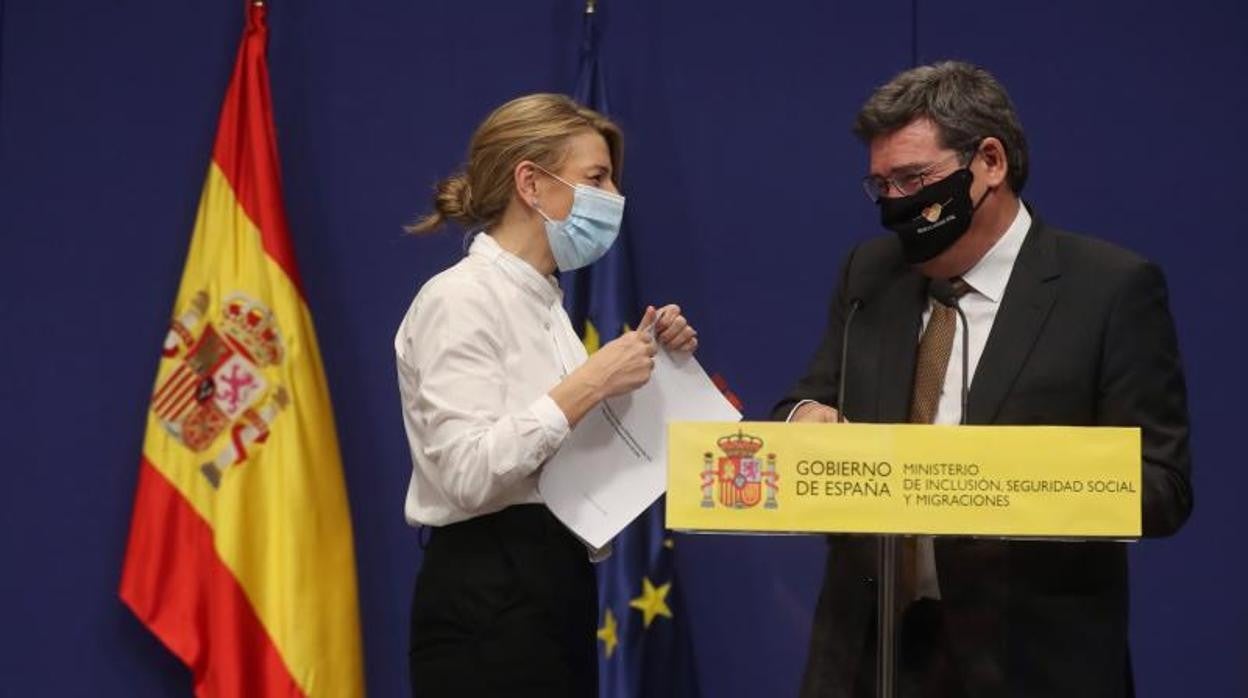 El ala socialista se pone la medalla de la prórroga de los ERTE y deja fuera a Yolanda Díaz