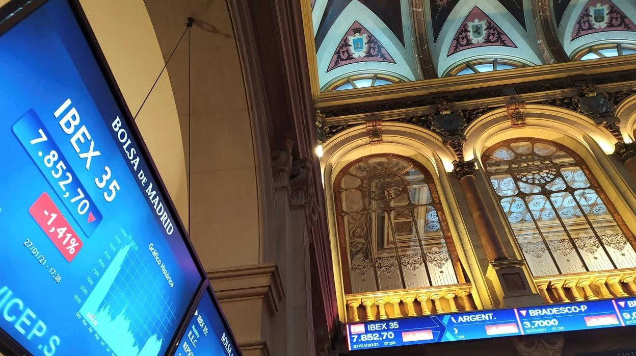 Una imagen de archivo de la Bolsa de Madrid