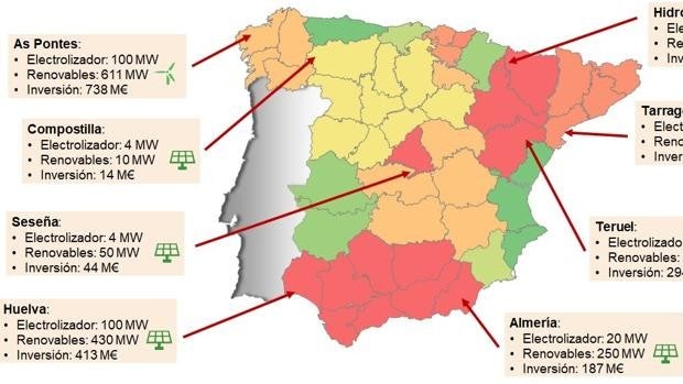 Endesa invertirá 600 millones en Andalucía en dos proyectos de hidrógeno verde