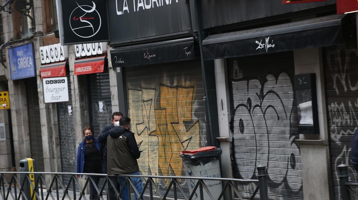 Locales cerrados en Madrid