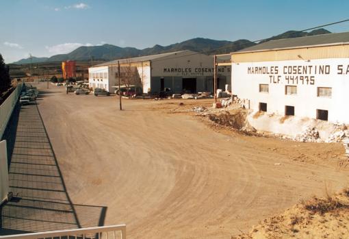 La fábrica de Mármoles Cosentino en 1979