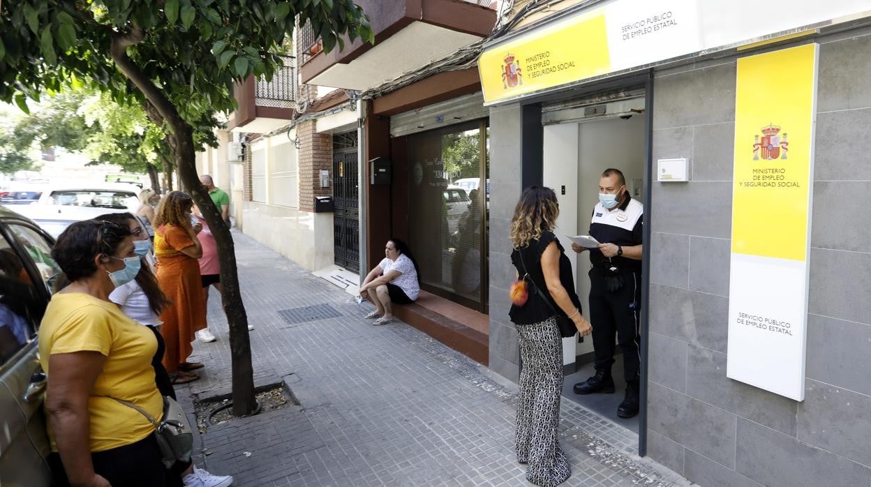 Una oficina del SEPE en Andalucía