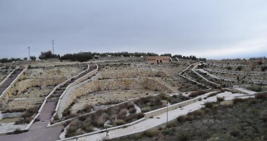 Parque acuático sin terminar en Jaén