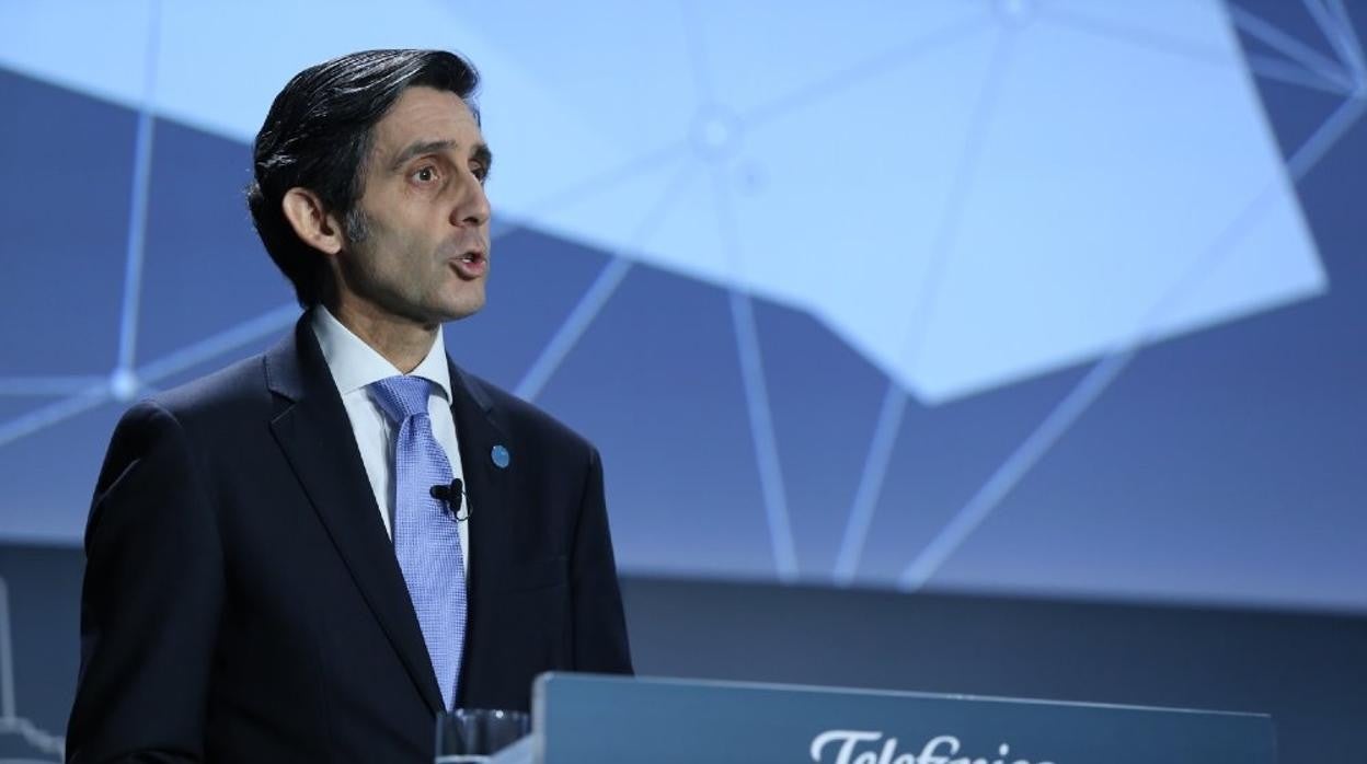 El presidente de Telefónica,,