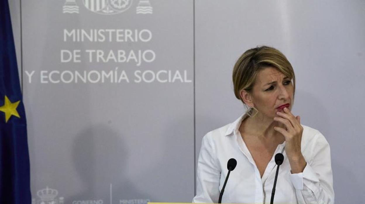 La vicepresidenta tercera del Gobierno y ministra de Trabajo y Economía Social, Yolanda Díaz