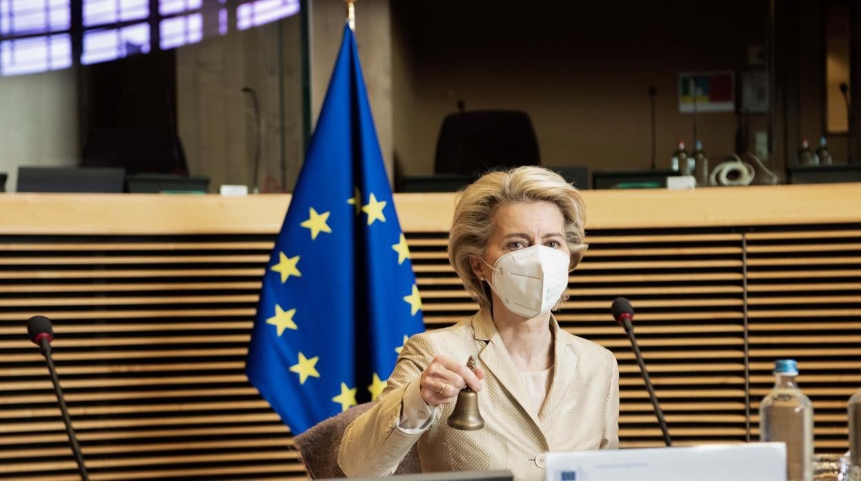 La presidenta de la Comisión Europea, Ursula von der Leyen