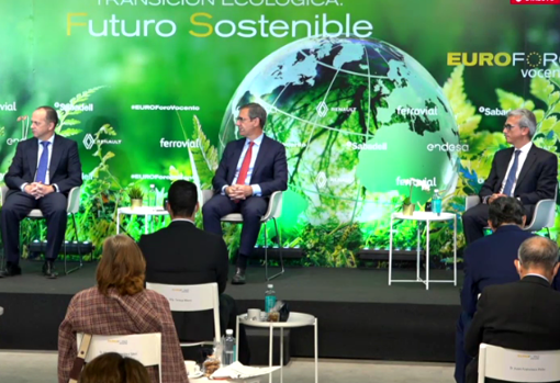 Roberto García, Ignacio Madridejos y Jesús Ponce, esta mañana