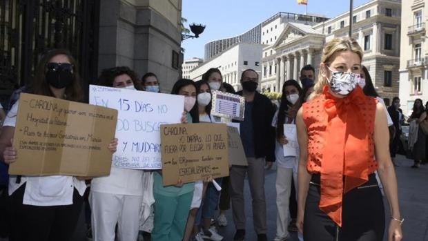 Yolanda Díaz recibe el alta médica tras cancelar su agenda por motivos de salud