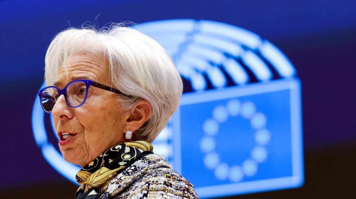 La presidenta del BCE Christine Lagarde