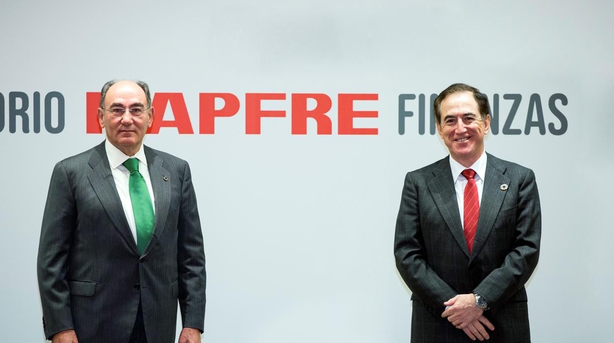 Ignacio Galán, presidente de Iberdrola, y Antonio Huertas, presidente de Mapfre