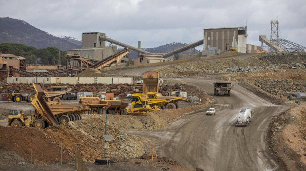 Instalaciones de Cerro Colorado en la mina de Riotinto
