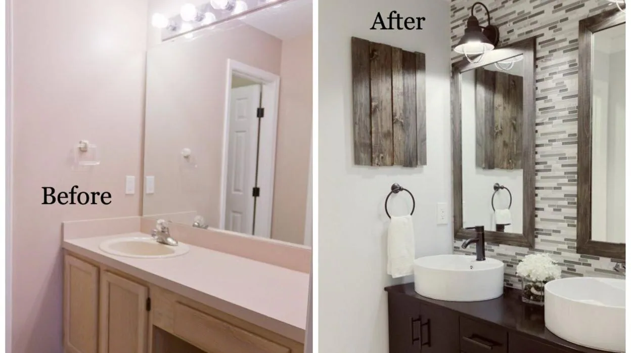 antes y el después: cinco ideas low cost para reformar el baño sin obras