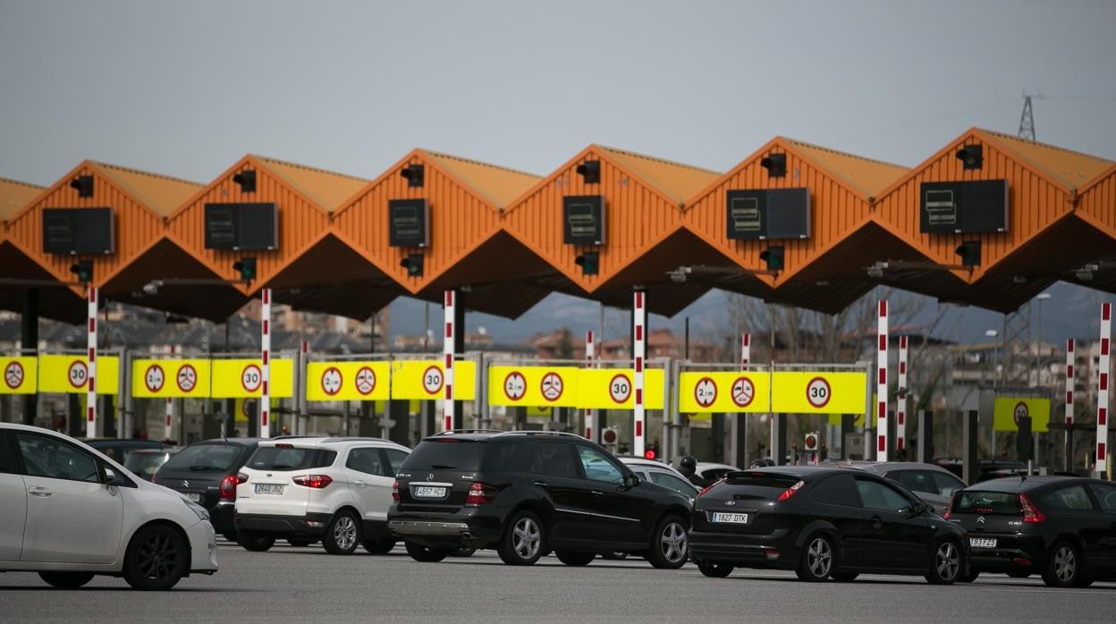 Peaje de la AP7 en Martorell