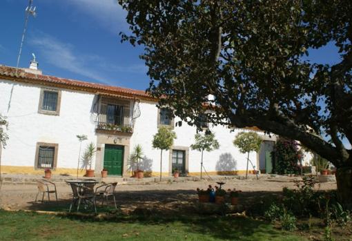 Fachada del cortijo