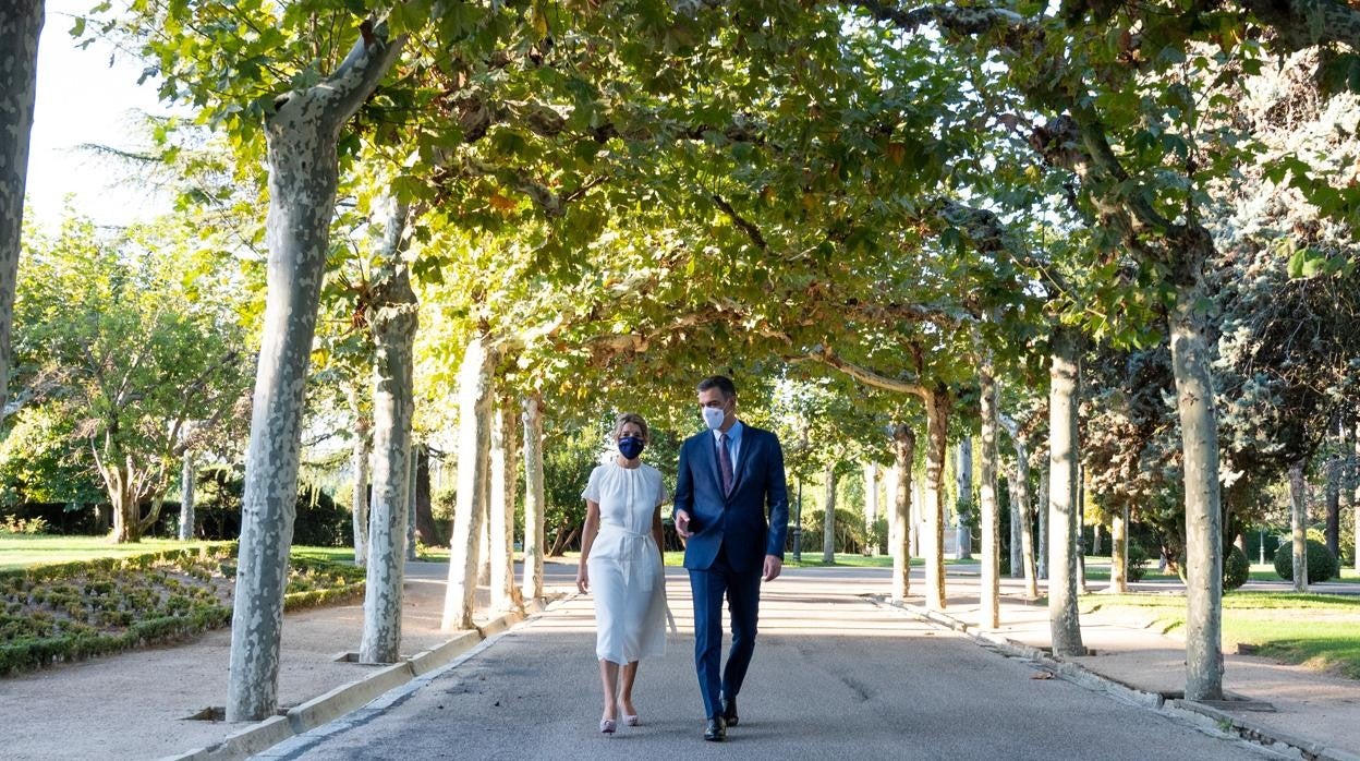 Yolanda Díaz y Pedro Sánchez, esta semana en La Moncloa tras pactar los Presupuestos