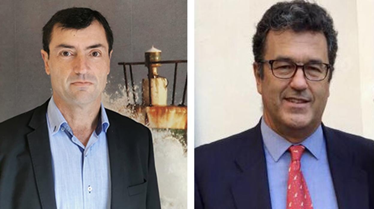 Clemente Fernández, presidente de la matriz de Abengoa, y Juan Pablo López-Bravo, presidente de la filial Abenewco1