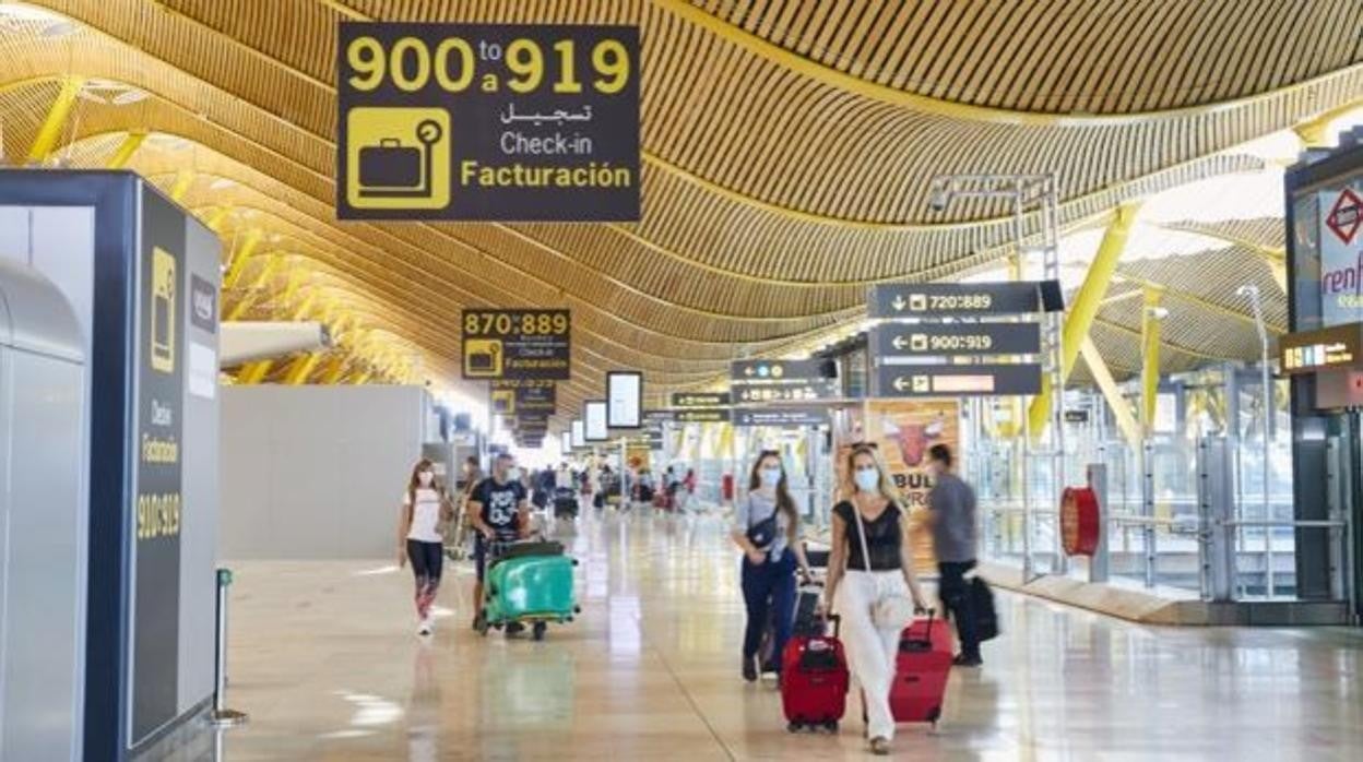 Aeropuerto de Barajas, gestionado por Aena