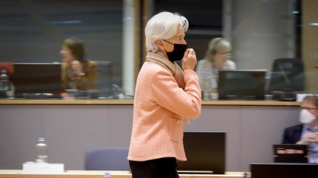 La presidenta del Banco Central Europeo Christine Lagarde