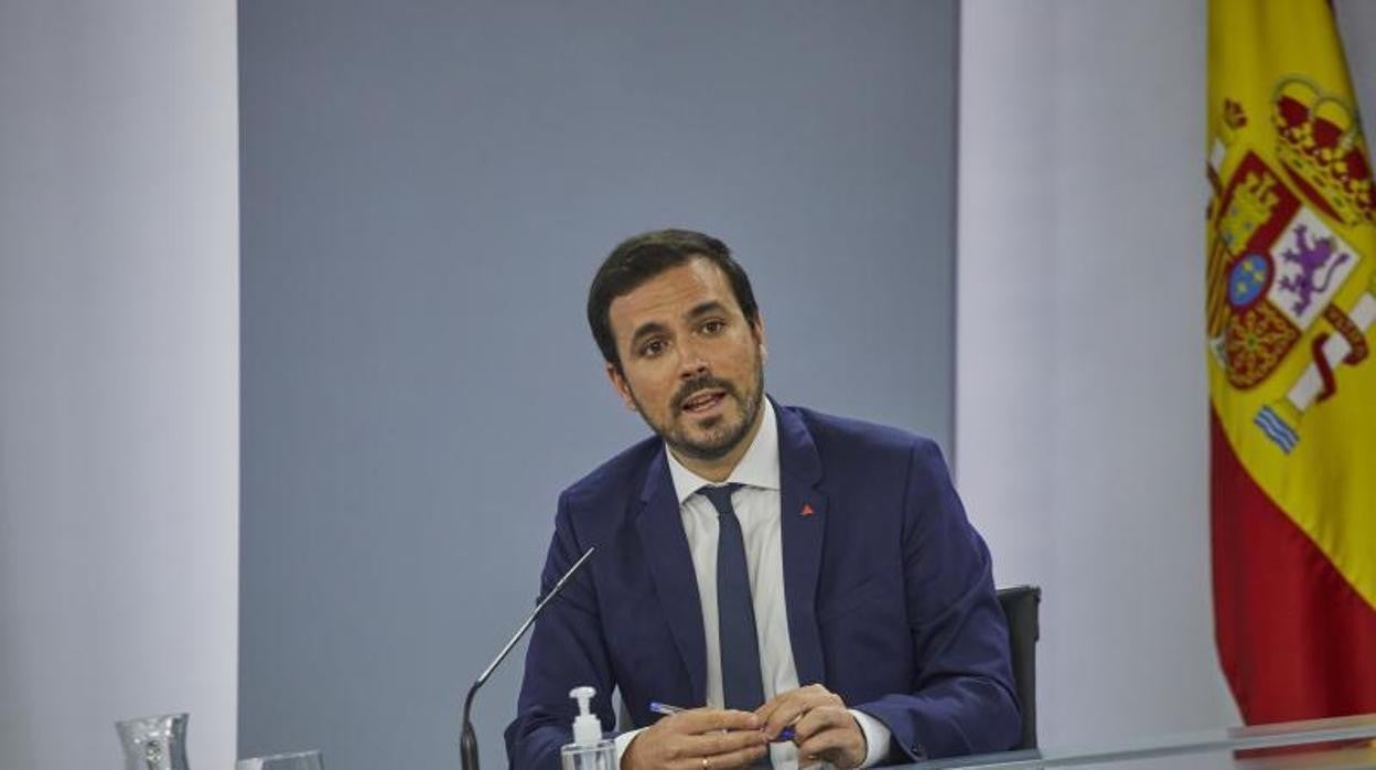 El ministro de Consumo, Alberto Garzón