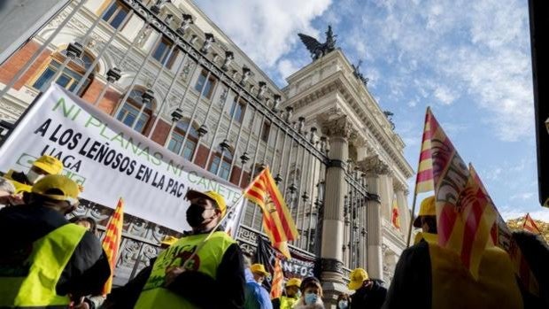 Cientos de agricultores protestan en Madrid contra unos costes de producción insostenibles