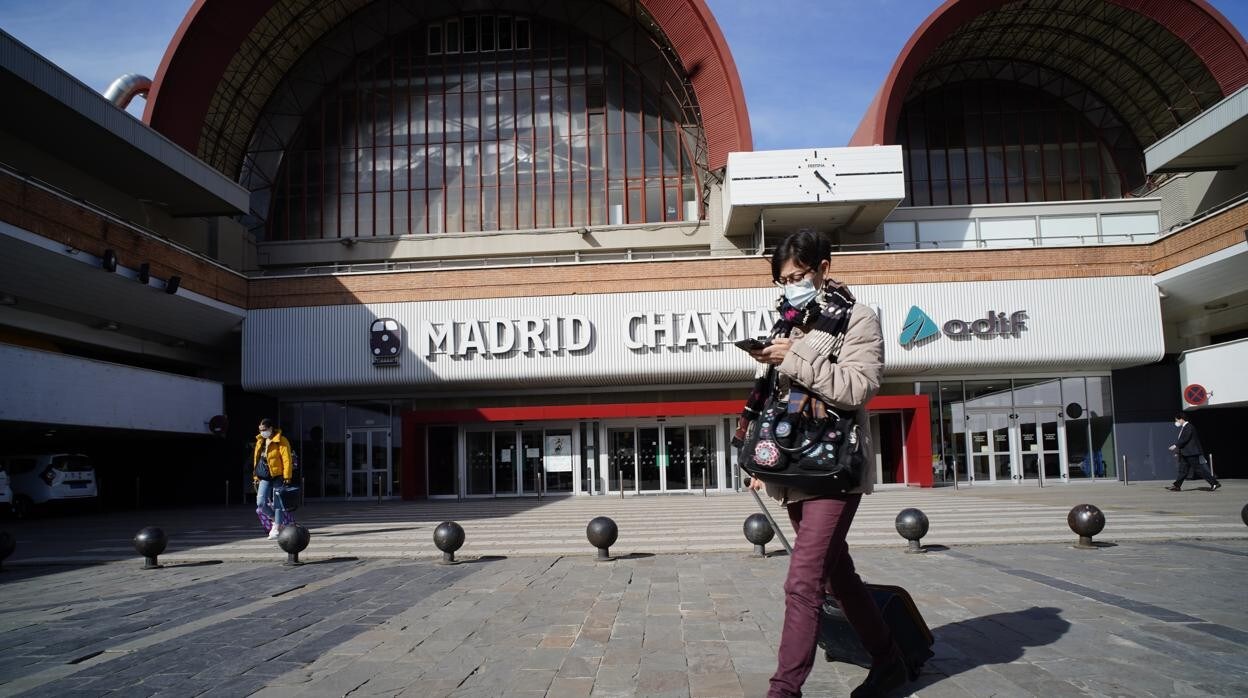 Estación de Chamartín, en la capital española