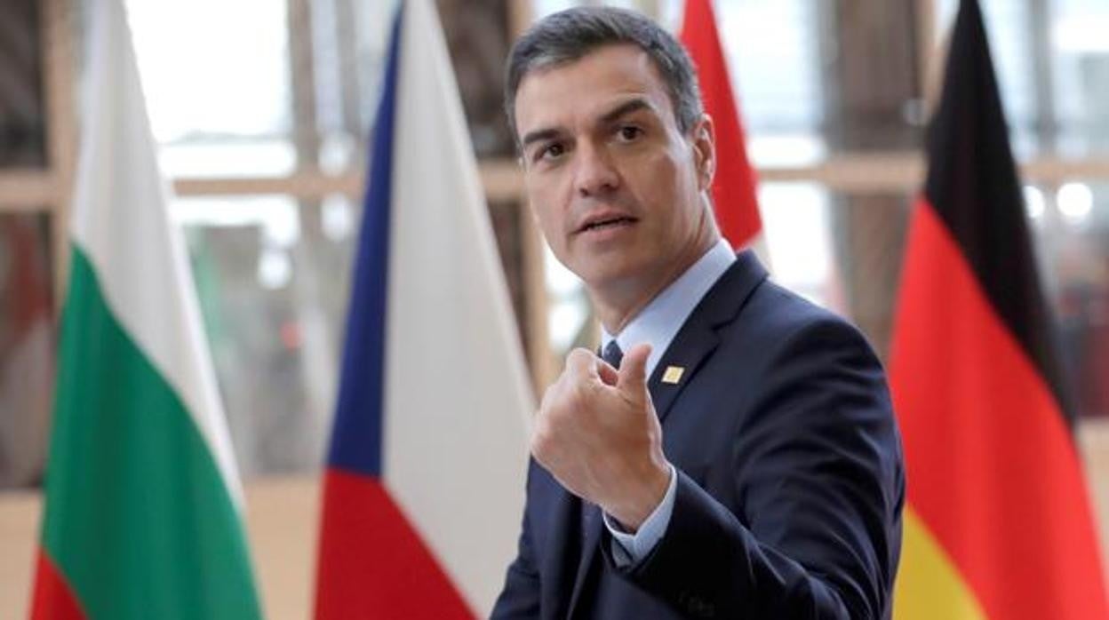 El presidente del Gobierno, Pedro Sánchez, en una cumbre europea